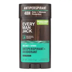 Every Man Jack Men's Solid Antiperspirant & Deodorant Sea Salt - 2.6oz