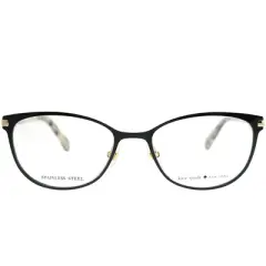 Kate Spade  807 Womens Cat-Eye Eyeglasses Black 51mm
