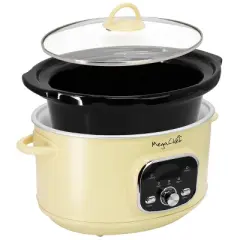 MegaChef 3.5 Liter Electric Slow Cooker in Ivory