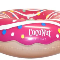 CocoNut Float Sprinkled & Glazed Donut Pool Float