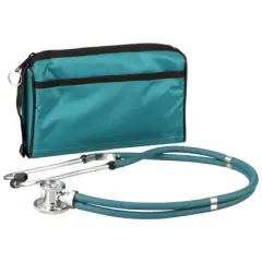 McKesson Adult Green Pocket Reusable Aneroid / Stethoscope Set 2-Tubes 01-768-641-11ATLGM 1 per Box