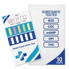 Mintegrity [10pk] 5 Panel Urine Drug Test Card for Home | High Sensitivity Substance Screening Home Detection Urine Dip Card