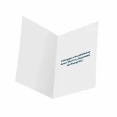 Paper Frenzy Colorful Christmas Tree Artistic Christmas Holiday Cards with Kraft Envelopes - 25 pack