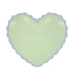 Meri Meri Pastel Heart Large Plates (Pack of 8)