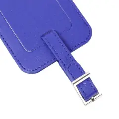 Unique Bargains Identifiers Bag Name Address ID Suitcase PU Leather Label Travel Luggage Tag