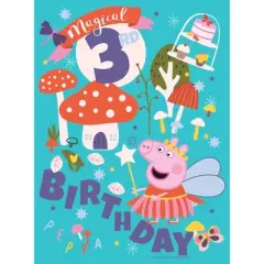 Girl's Peppa Pig Magical 3rd Birthday T-Shirt