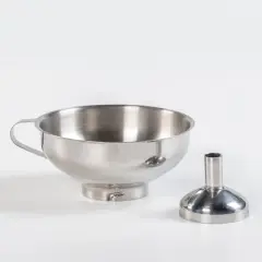 Lehman's Canning Funnel Regular and Wide Mouth Stainless Steel Removable Spout