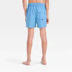 Boys' Striped Swim Shorts - art class&trade; Blue