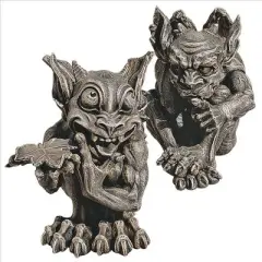 Design Toscano Babble and Whisper, The Gothic Gargoyle Sculptures