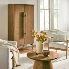 Large Aged Oak Cupboard - Hearth & Hand&trade; with Magnolia