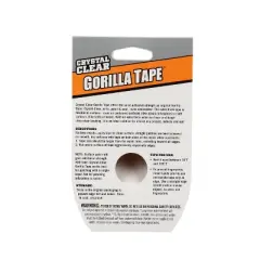 Gorilla Clear Repair: Heavy Duty Clear Tape, 27 ft Length, 1.88 in Width, Polyresin Material, Art & Stationery Use