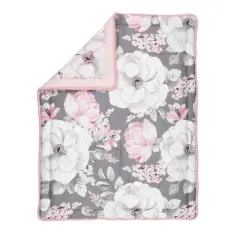 Lambs & Ivy Signature Botanical Baby Watercolor Floral 4-Piece Crib Bedding Set