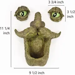 Fun Express Birdfeeder Tree Face Glow in the Dark Home Decor - 3 Pieces