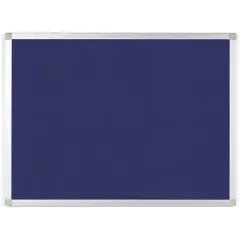 MasterVision - Ayda - Fabric 36"W Bulletin Board - Blue - 0.5 in. x 36 in. - 1 Each
