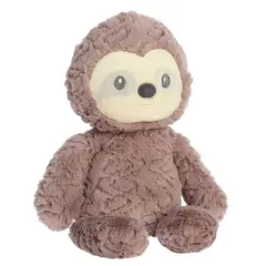 ebba Huggy Collection 13" Sloane Sloth Brown Stuffed Animal