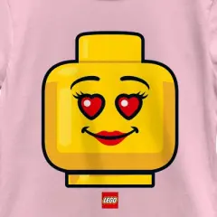 Girl's LEGO Heart Eyes Face T-Shirt