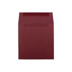 JAM Paper 6 x 6 Square Invitation Envelopes Dark Red 31511296I