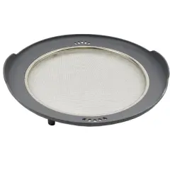 SAMMART Stainless Steel Colander Strainer Plates, Self-draining Fruit/Cold Noodles Dishes