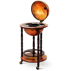 MOEPISY 16th Century Wood Globe Wine Rack