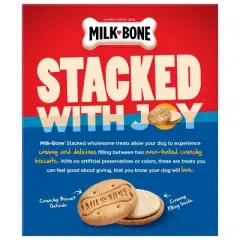 Milk-Bone Stacked Molasses and Peanut Butter Dog Treats - 10oz