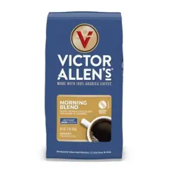 Victor Allen's Coffee Morning Blend Ground Coffee, Light Roast, 6 Pack - 12oz Bags