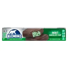 Klondike Mint Chocolate Chip Vanilla Bars Frozen Dairy Dessert - 6pk