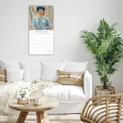 2026 Square Wall Calendar, Pre-Raphaelites, 16-Month Arts & Antiques Theme with 180 Reminder Stickers (12x12 In)