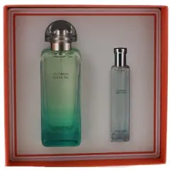 Hermes Un Jardin Sur Le Nil Gift Set Fragrances (EDT 3.3 oz, EDT 0.06 oz)