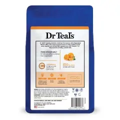 Dr Teal's Epsom Salt Magnesium Soak - Glow & Radiance with Vitamin C & Citrus Essential Oils - 3 lbs