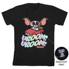 Gremlins Gizmo Vroom Vroom Black T-shirt Toddler Boy to Youth Boy