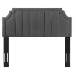 Full/Queen Alyona Channel Tufted Performance Velvet Headboard - Modway