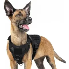 rabbitgoo Tactical Dog Harness for Large