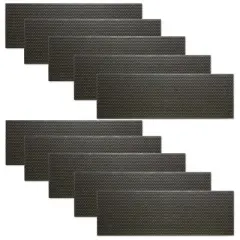 Honey Keeper Bee Frame Foundations - Beeswax Coated Black Foundation Sheets for Deep Beehives, 10 Pack