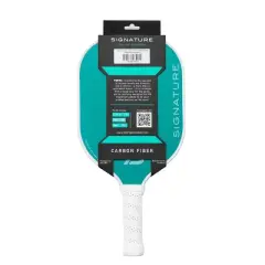 PBPRO Signature Carbon Fiber Pickleball Paddle - Mint Green: Traditional Frame, 8 oz