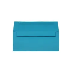 JAM Paper #10 Business Envelope 4 1/8" x 9 1/2" Blue 25/Pack (15861)