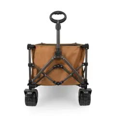 Oniva Wilderness All Terrain Outdoor Folding Wagon - Brown/Gray