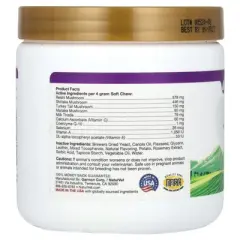 NaturVet Mushroom Max + Reishi, Shiitake, Turkey Tail, Maitake, For Dogs & Cats, 60 Soft Chews, 8.4 oz (240 g)