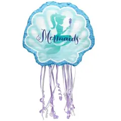Birthday Express Mermaids Under the Sea Pull String Pinata