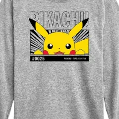 Boys' - Pok&eacute;mon - Peeking Pikachu Long Sleeve Graphic T-Shirt