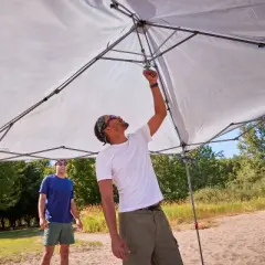 Coleman 8.8'x10' Oasis Lite Canopy 6 Person Beach Shelter Tent - Fog