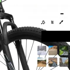 DSVIMOY Bicycles, 27 Inch Mountain Bike for Men and Women, 21 Speed Mountain Bike, Black, 70.8"*27.6"*40.5"