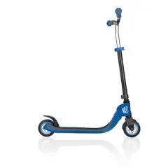Globber Flow 125 Foldable 2 Wheel Kids' Kick Scooter - Navy Blue