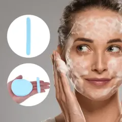 Unique Bargains Portable Compressed Facial Sponge 5 Pcs