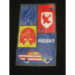 Peacemaker TV Series Peacemaker and Eagle Adult Black Pajama Pants