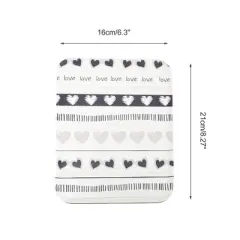 Unique Bargains Women Makeup Mirror for Travel Black Gray 1 Pc