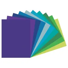 Pacon Tru-Ray 9" x 12" Construction Paper Cool Colors 50 Sheets/Pack 5 Packs (PAC102942-5)
