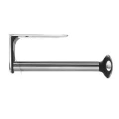 simplehuman Wall Mount Paper Towel Holder Brushed Stainless Steel: 5-Year Warranty, Spot Clean, Silver, 13.1" Width