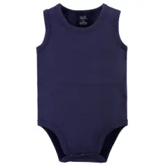 Touched by Nature Baby Boy Organic Cotton Bodysuits 5pk, Seagull