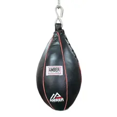Amber Fight Gear Maize Ball Slip Ball for Boxing Kickboxing Muay Filled with Hanging Chain 5 inch x 9 inch