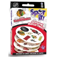 MasterPieces Officially Licensed NHL Chicago Blackhawks Spot It Game for Kids and Adults